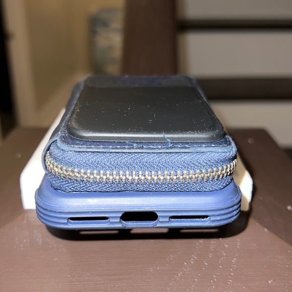 iPhone 11 Pro Max XS XR SE2020 Zipper Leather Wallet Case Card Holder Cover Used - Picture 8 of 15